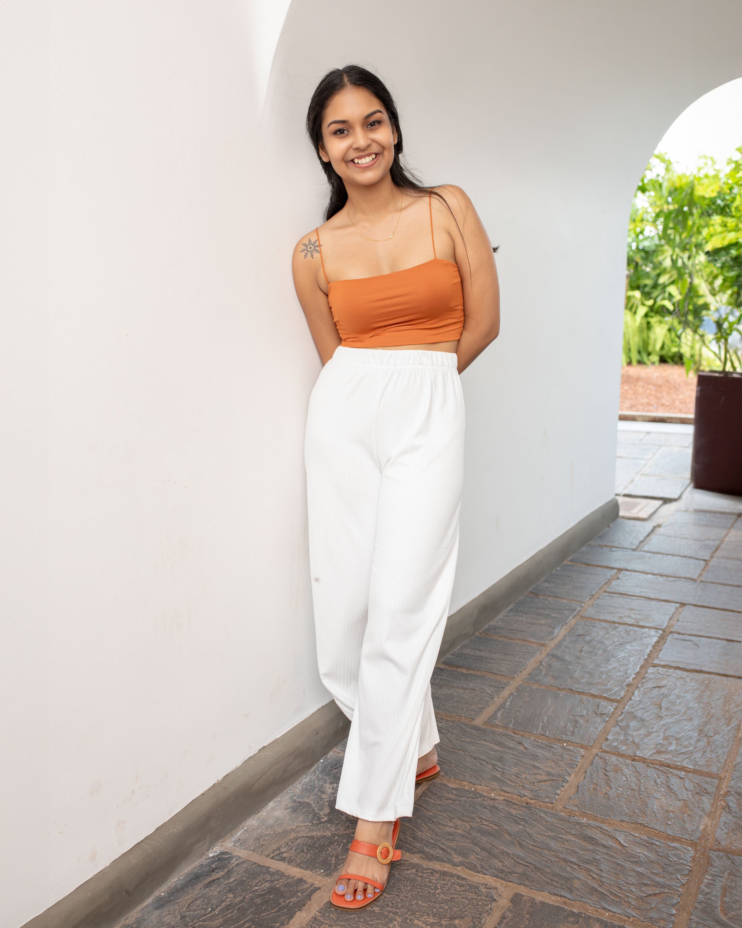 Zara cami crop top -Rib