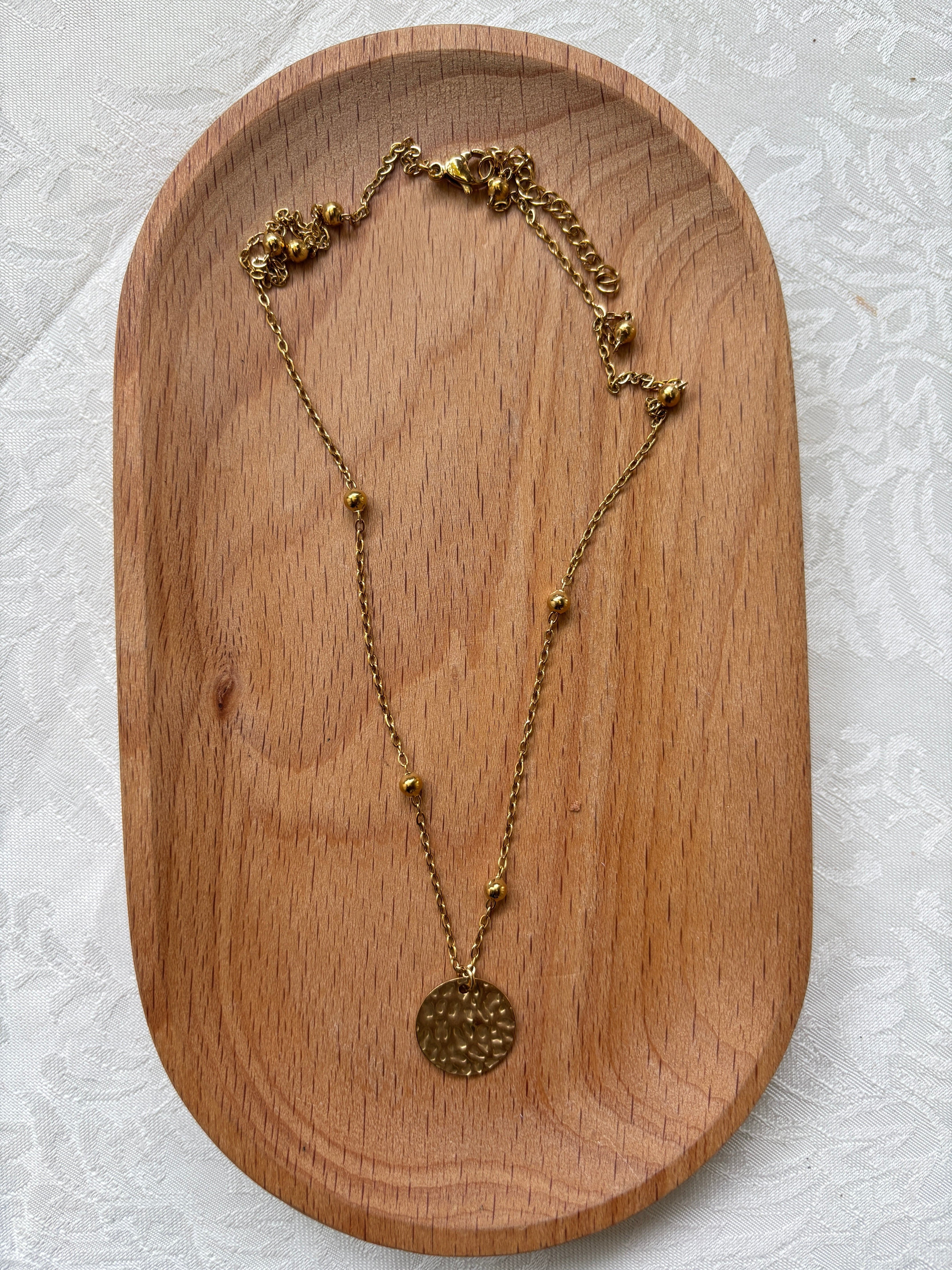 Hammered Coin Necklace