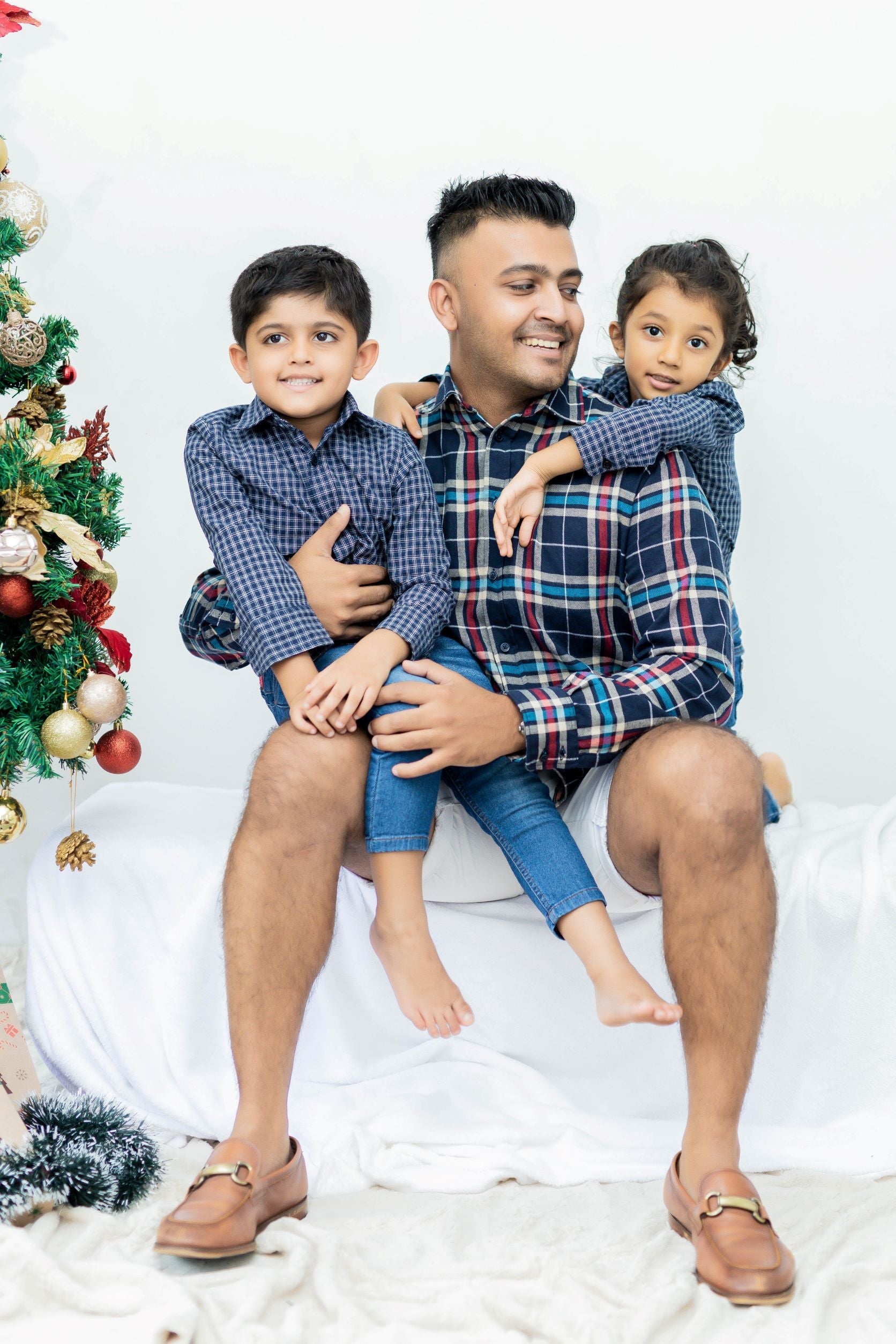 Unisex Plaid Shirts for Kids