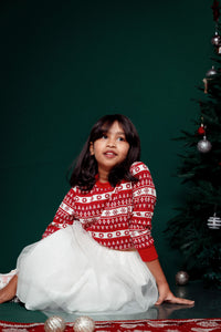 Rudolph Sweater Kids - Red