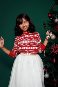 Rudolph Sweater Kids - Red