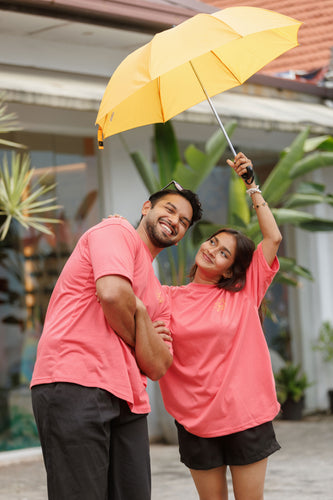 Look at the Stars Unisex Oversized Tee- Peach