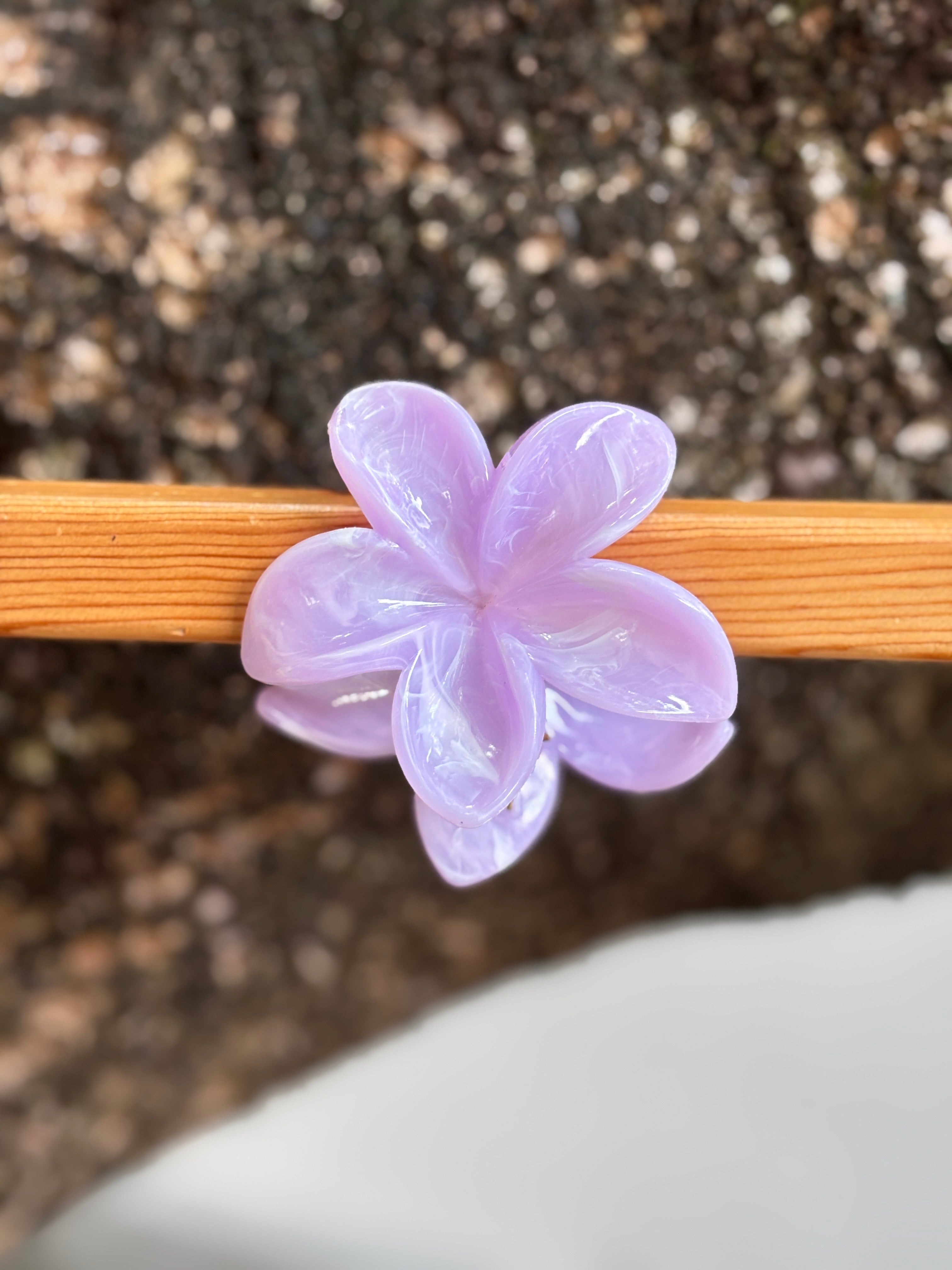 Gradient Flower Hair Clip multi color