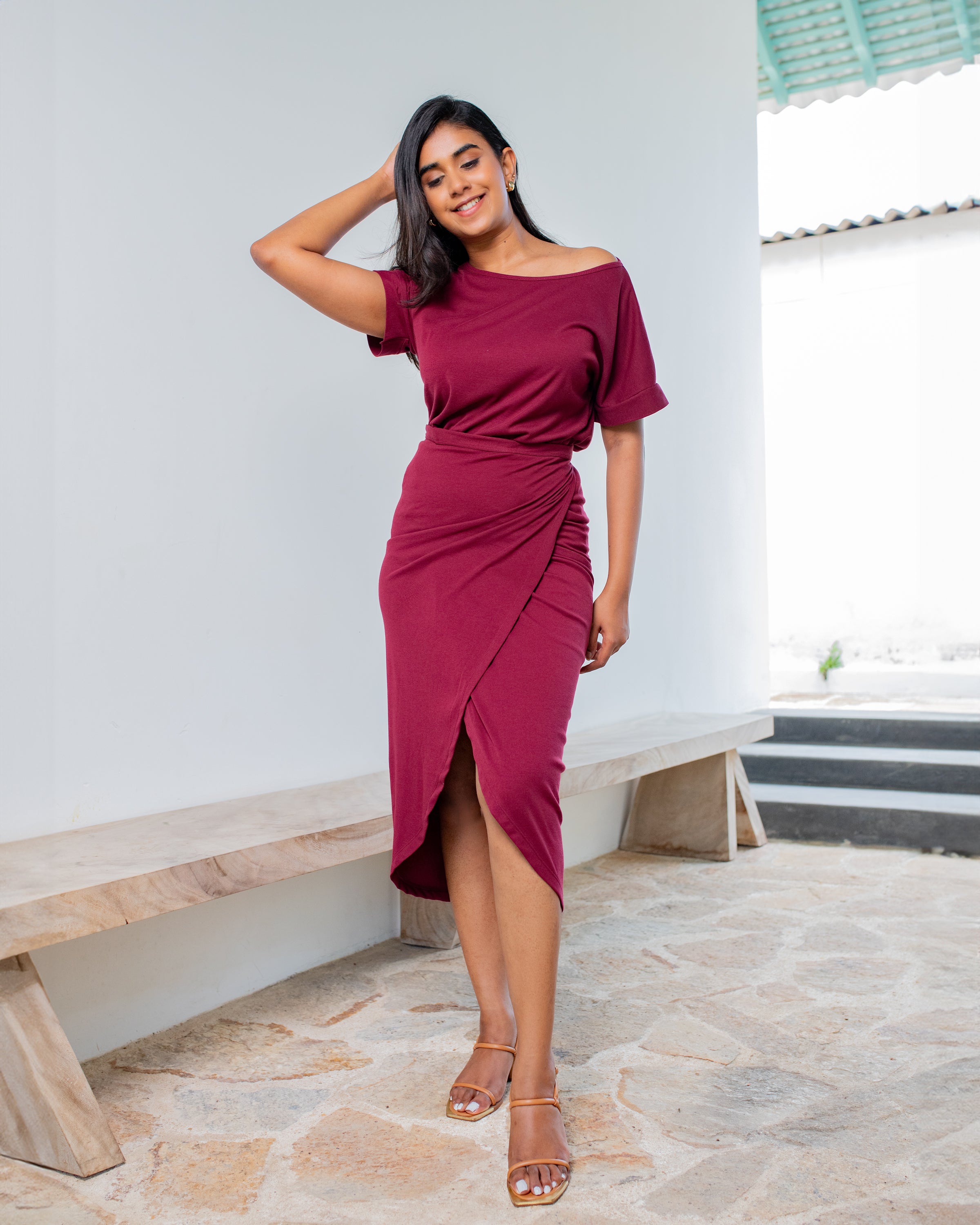 Candy co-ords Burgundy