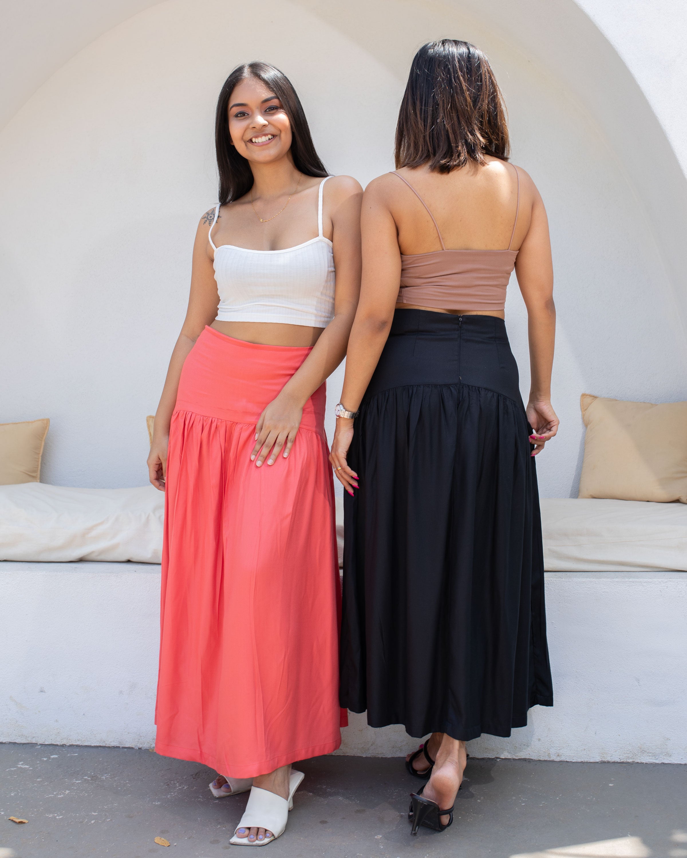 Quinn Maxi Skirt -Black