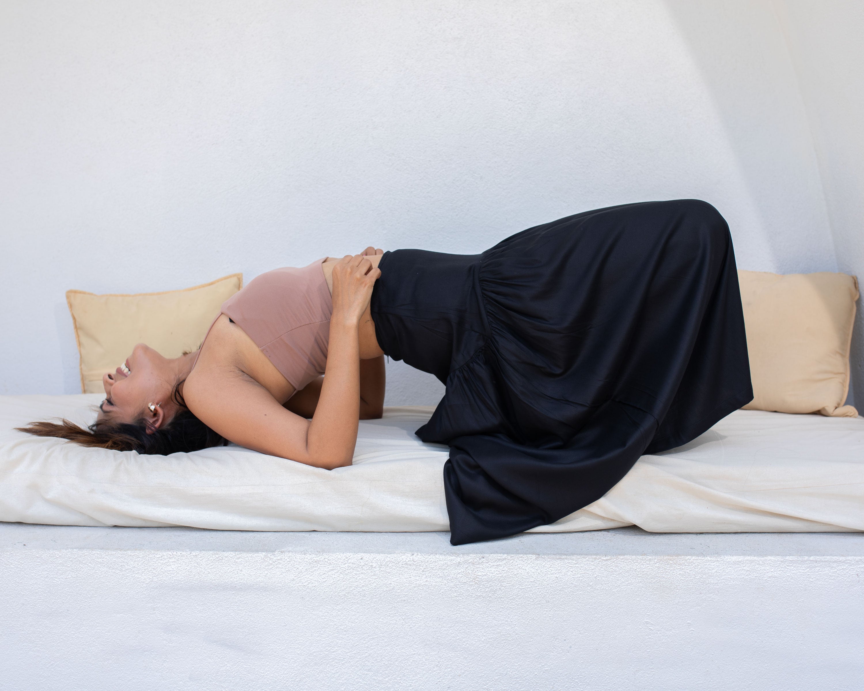 Quinn Maxi Skirt -Black