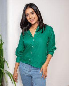 Candy Shirt-Emerald Green