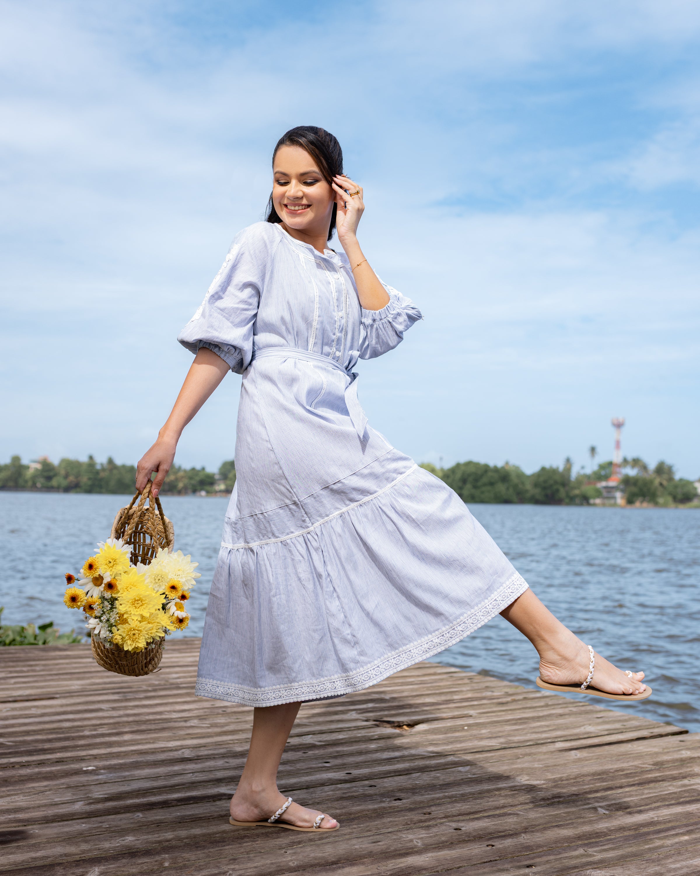 Rosita Embroidered Detail Dress