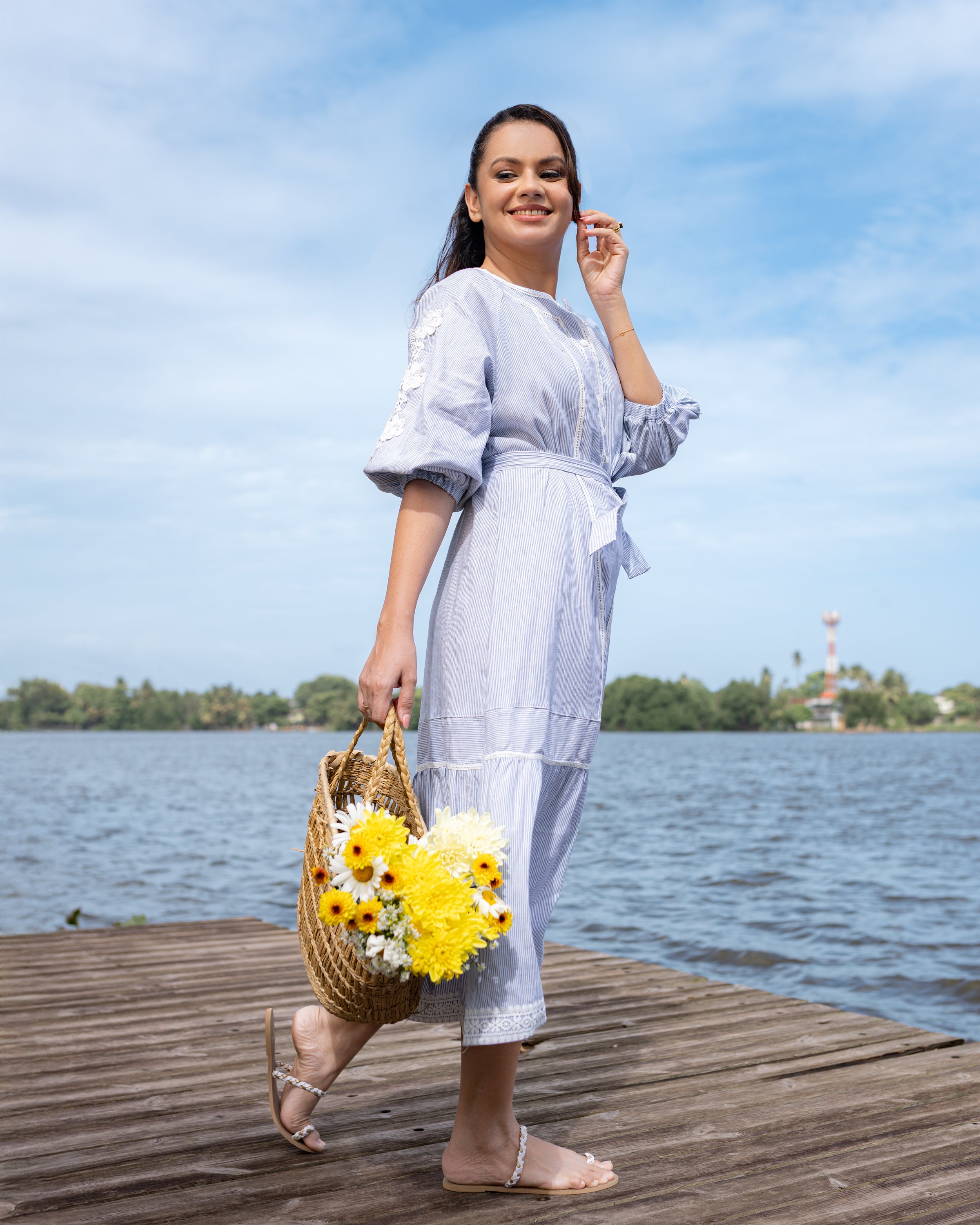 Rosita Embroidered Detail Dress