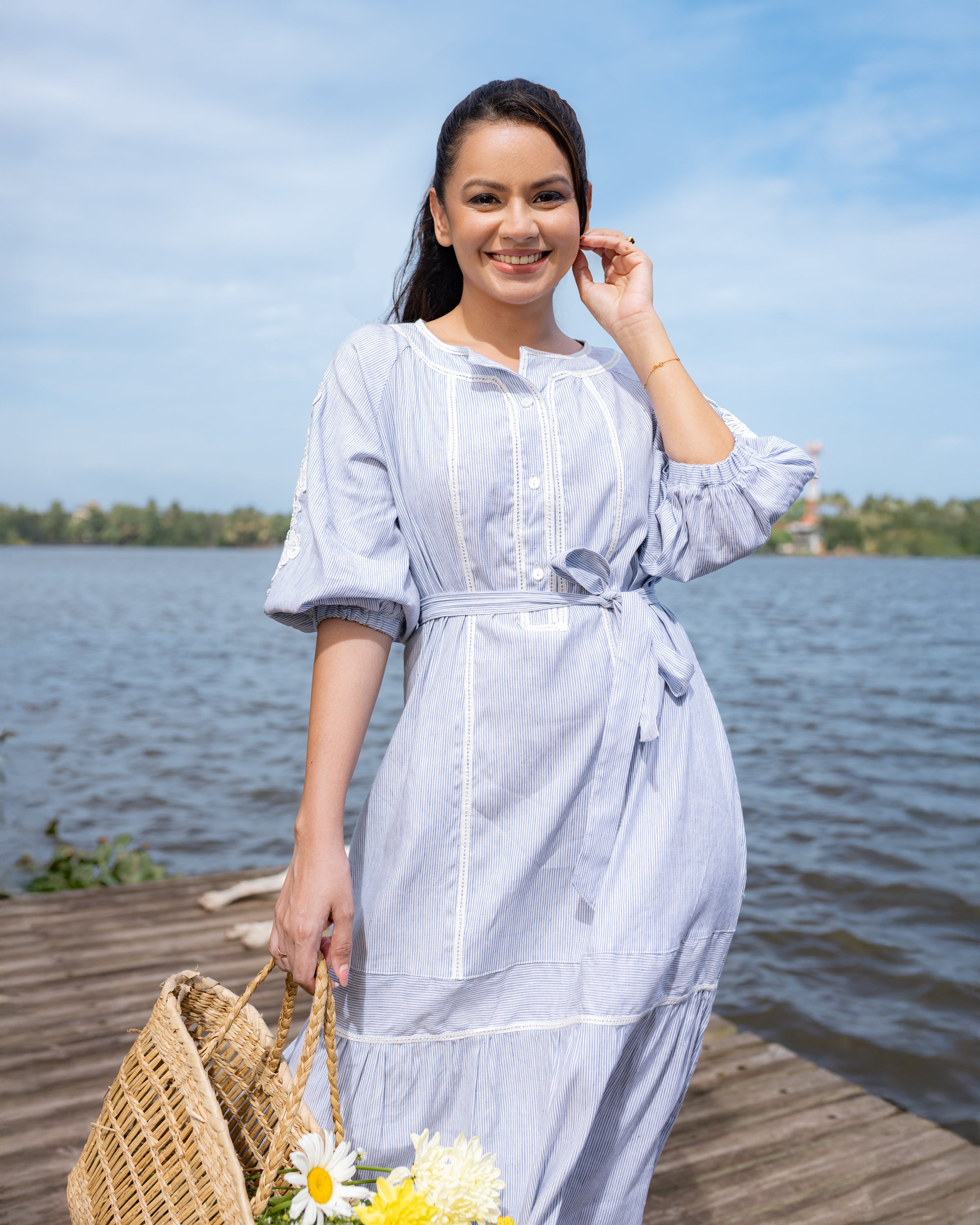 Rosita Embroidered Detail Dress