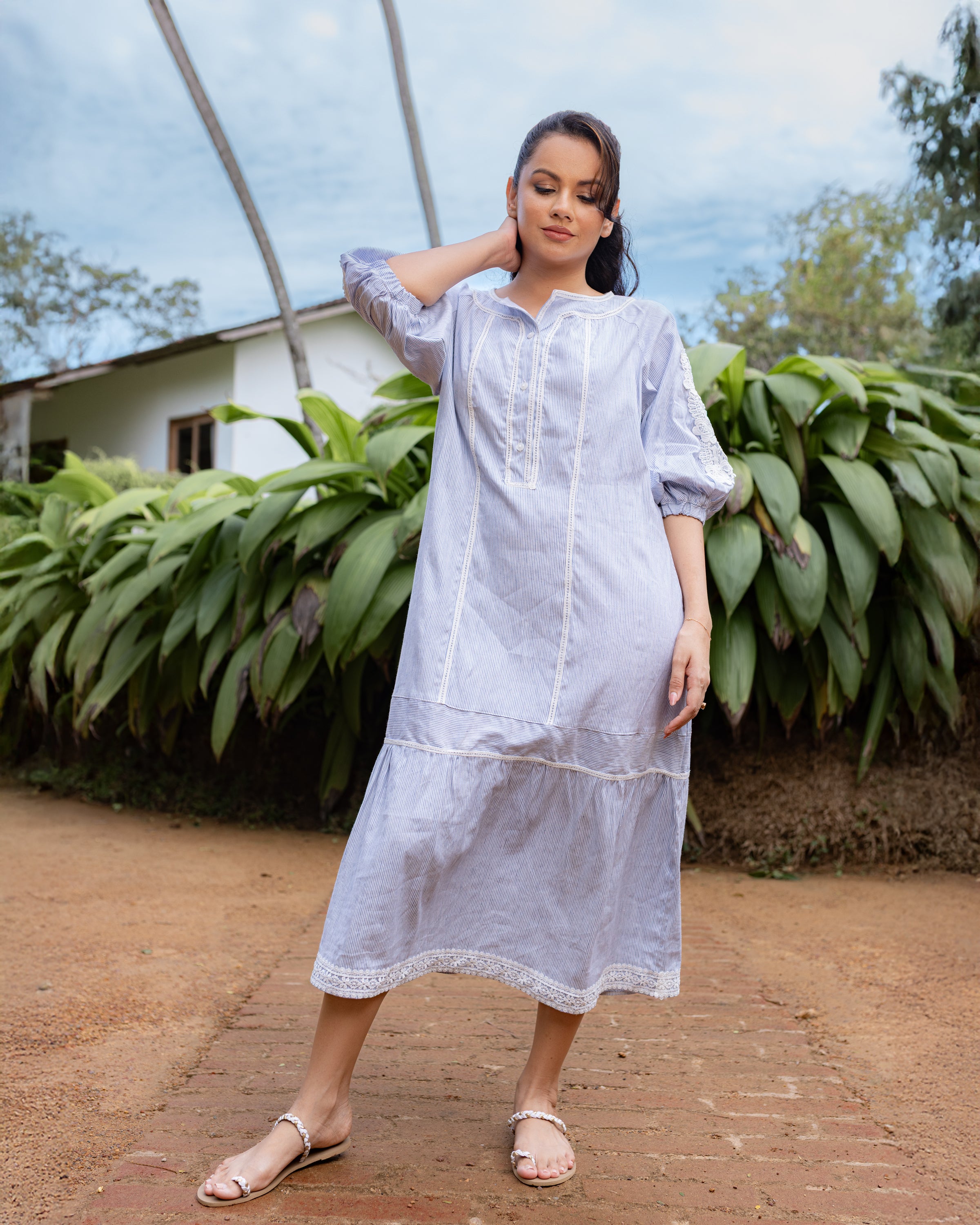 Rosita Embroidered Detail Dress