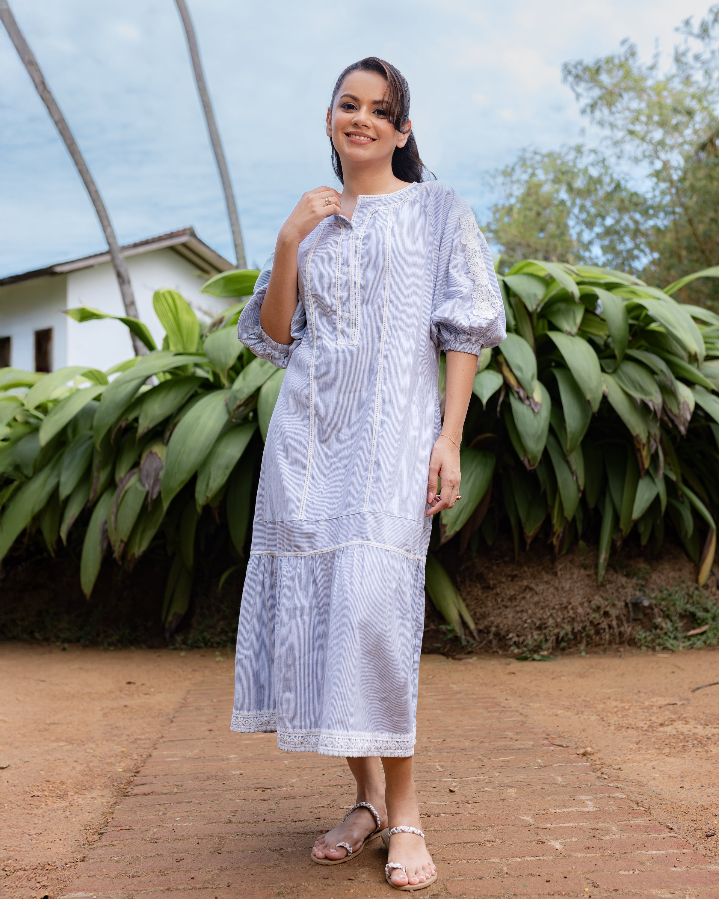 Rosita Embroidered Detail Dress