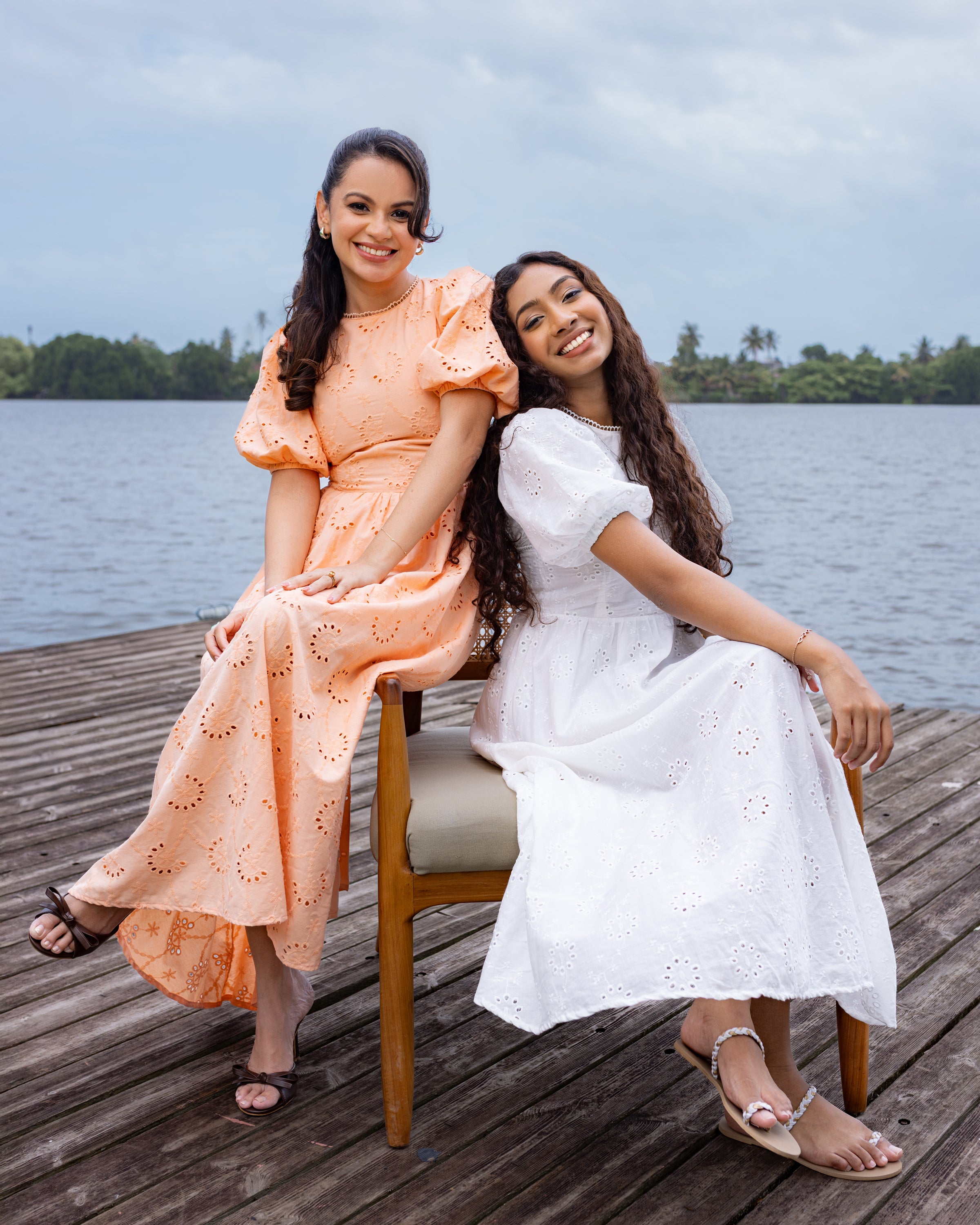 Touch of Love Cutlawn Dress - White