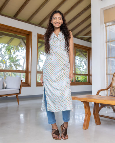 Anisha Kurta Dress - Printed