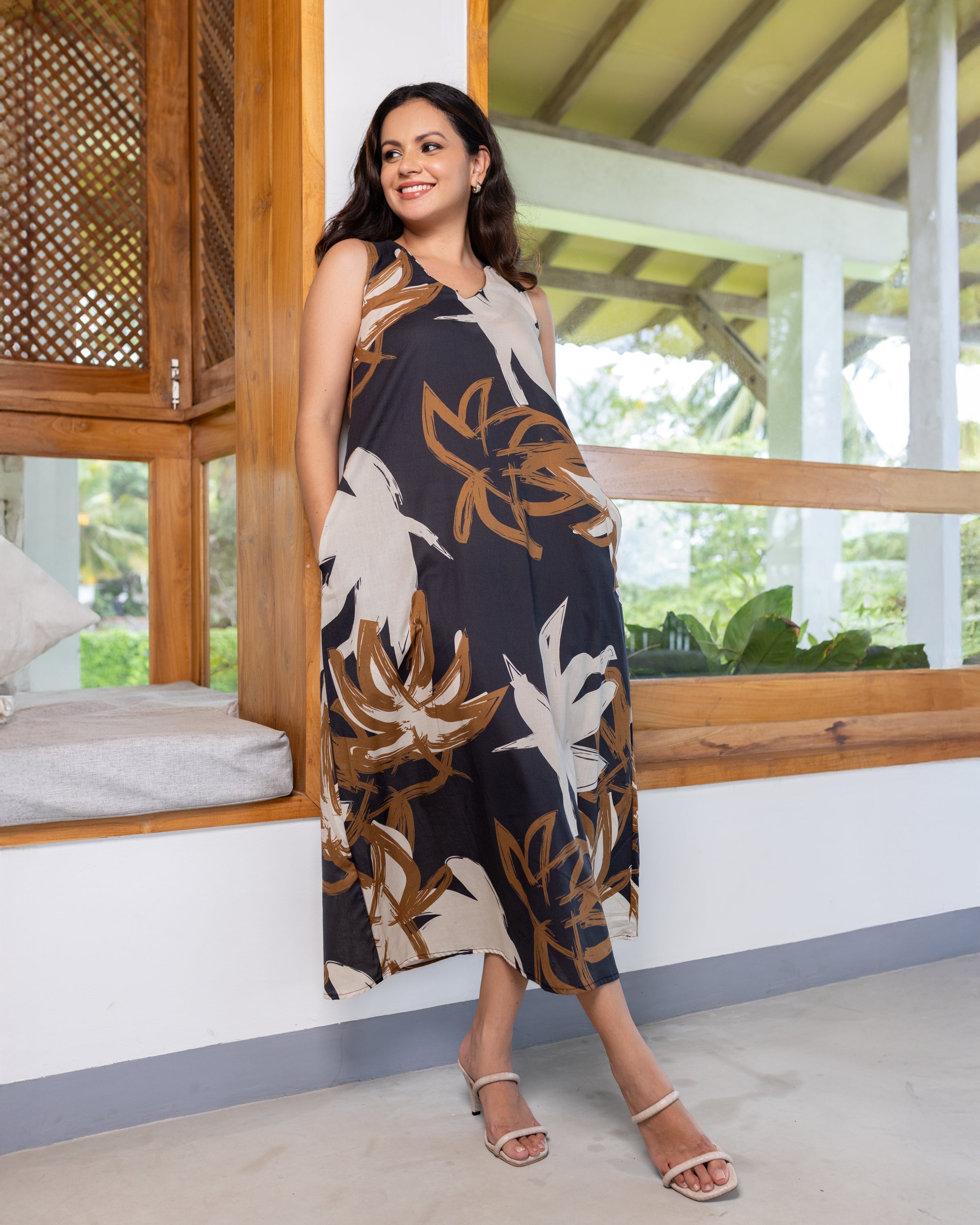 Verena printed Maxi Dress - Printed