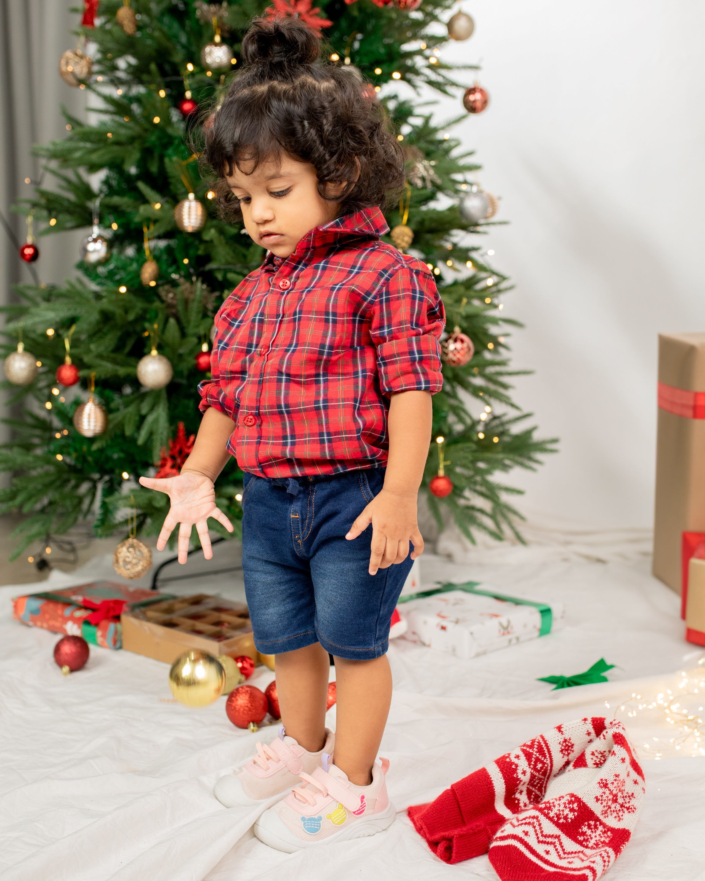 Unisex Plaid Shirts for Kids