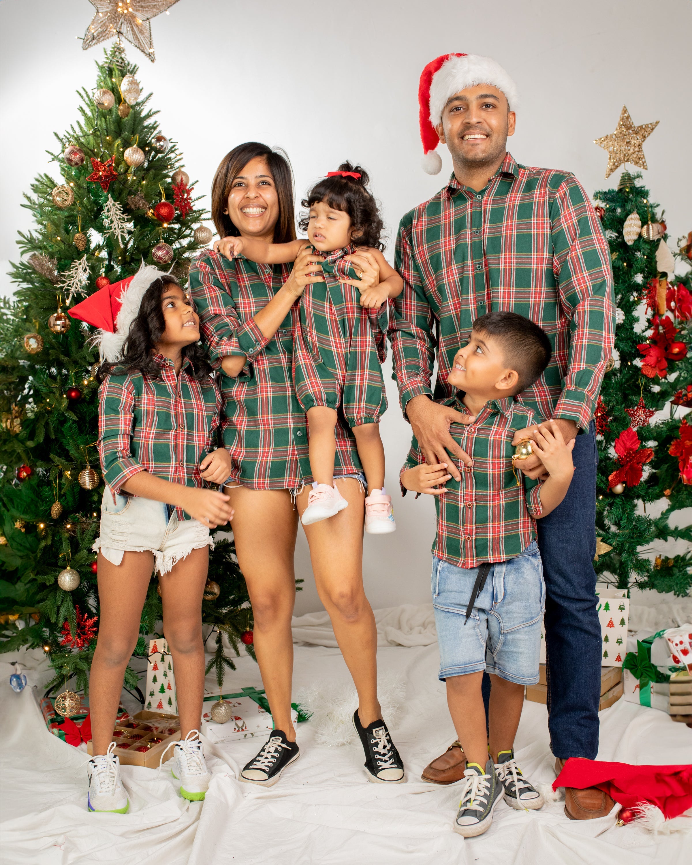 Unisex Plaid Shirts for Kids