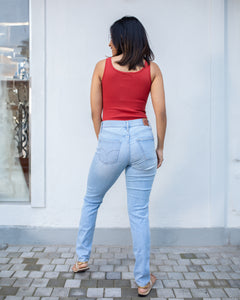 Frida Bodysuit -Burnt Orange