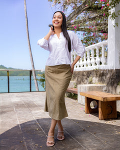Swida Cotton Top - White
