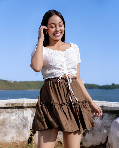 Dolly Days Mini Skirt - Bronze