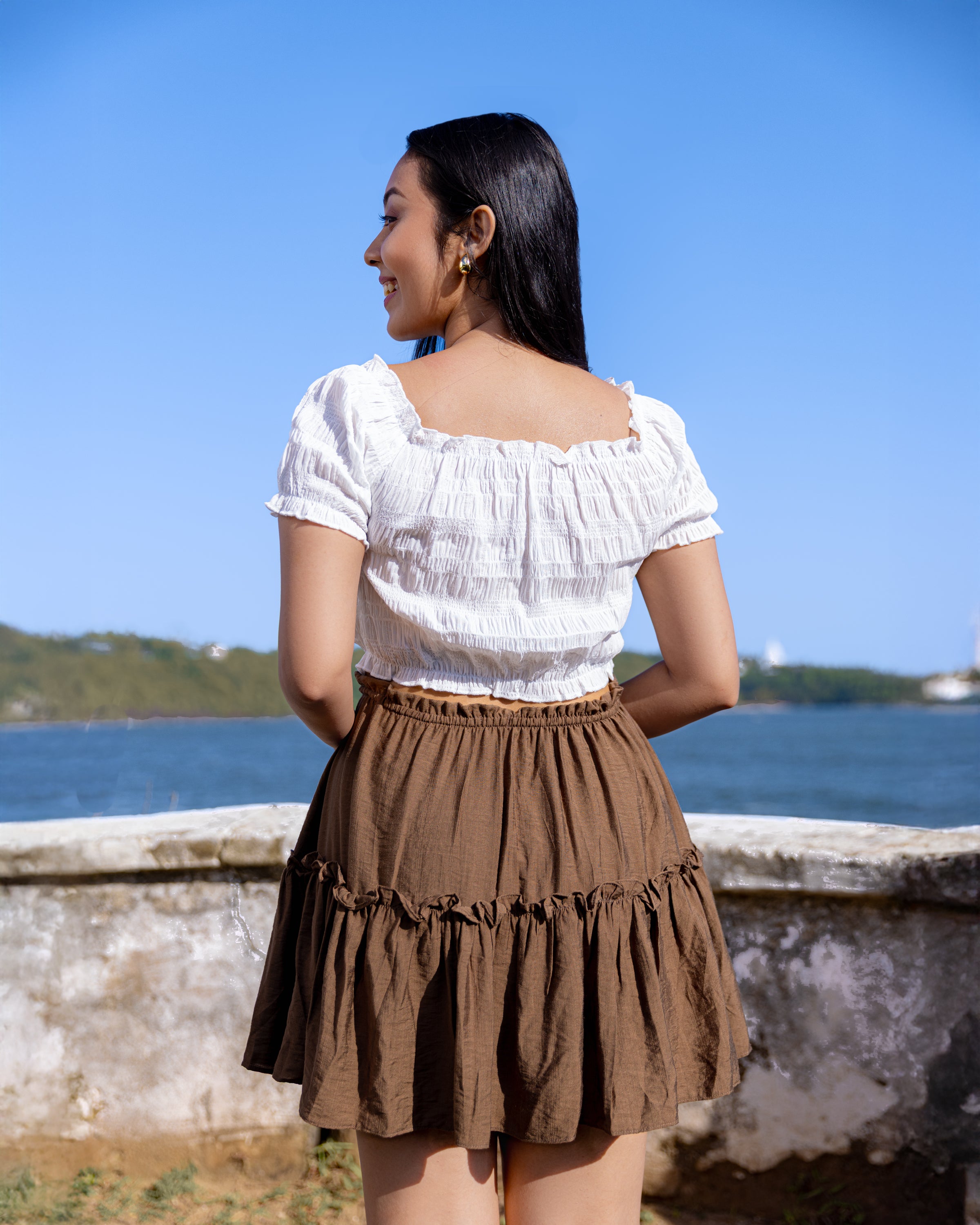 Dolly Days Mini Skirt - Bronze