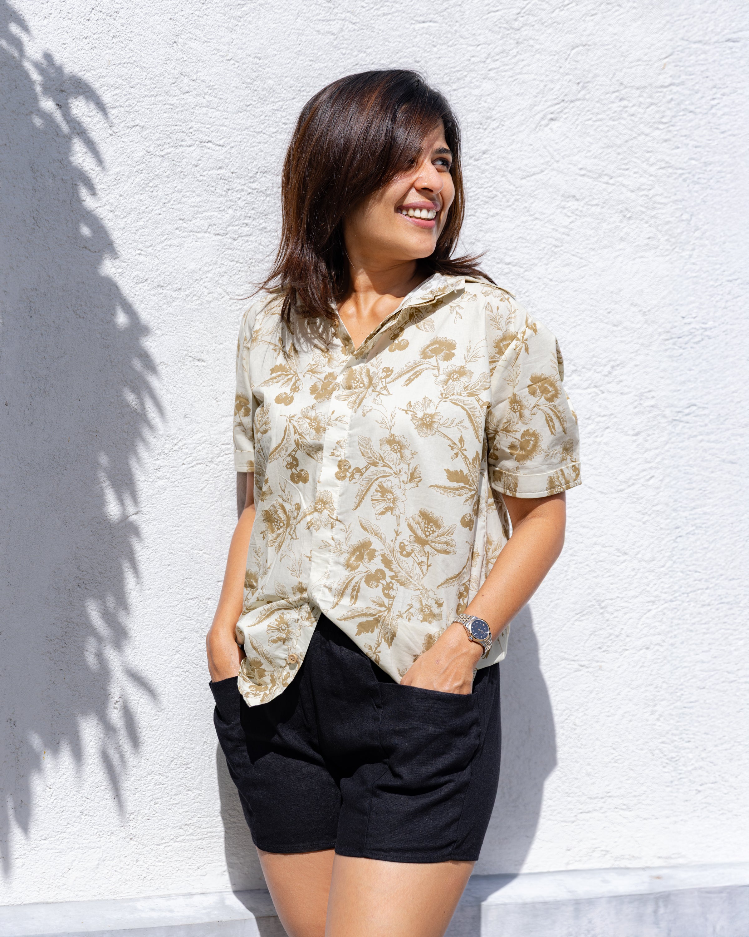 Asthra Floral Unisex Shirt