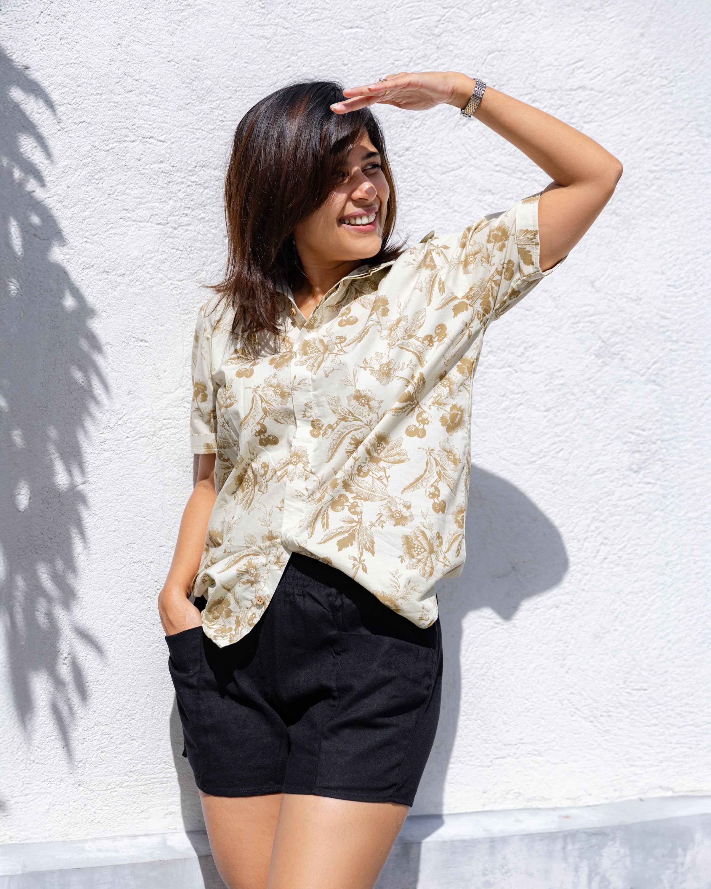 Asthra Floral Unisex Shirt