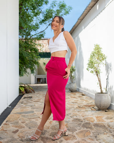 Harley Skirt -Hot Pink