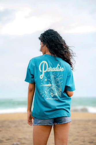 Paradise Mindset Oversize Tee Light Pink- Unisex