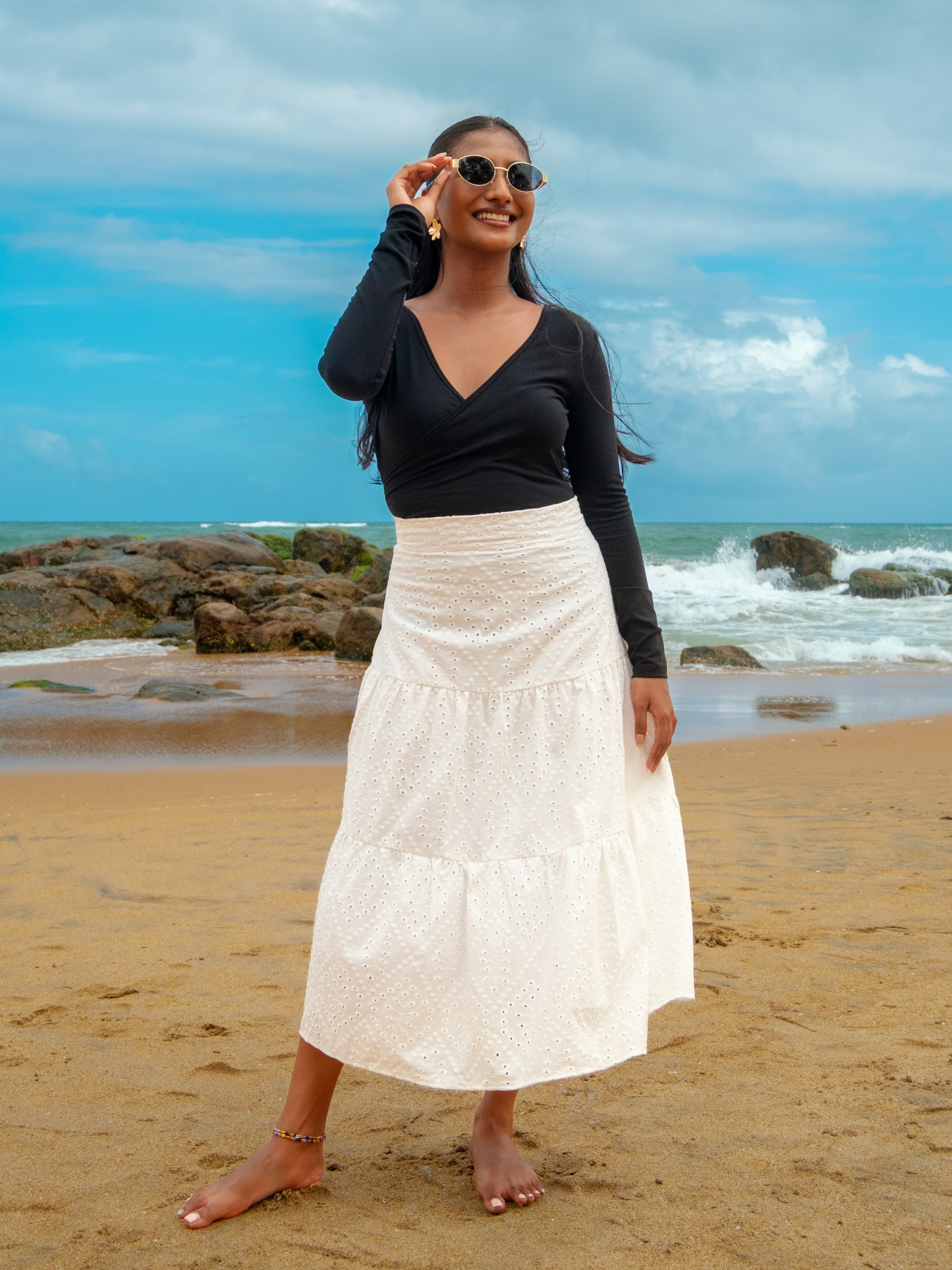 JC 176	 Skirt White
