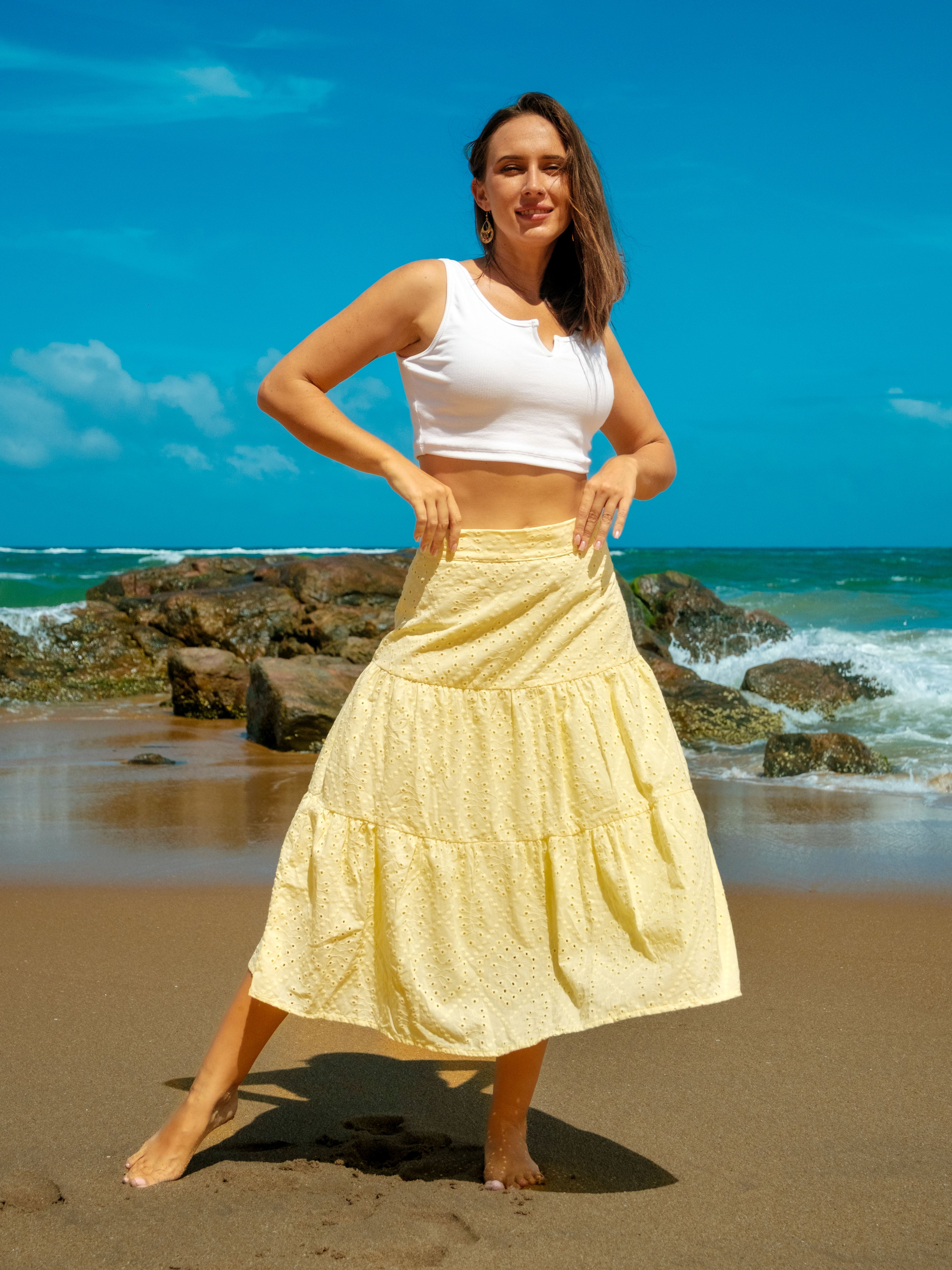 JC 176	 Skirt  yellow
