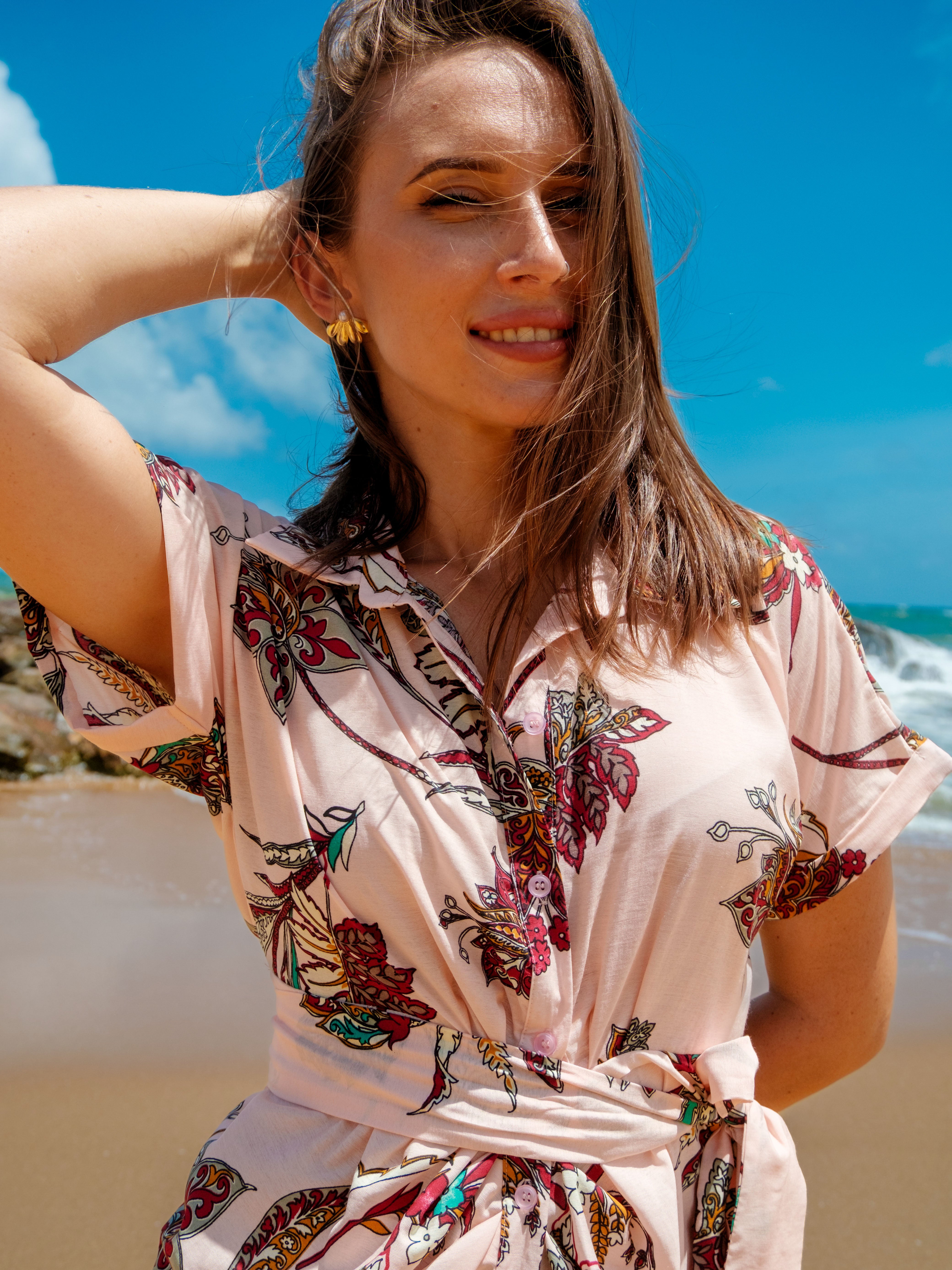 Jane Printed Midi Dress