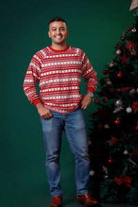 Rudolph Sweater Adults - Red