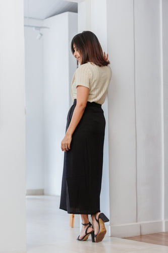 Ethal Knitted Cutlon Top - Champaign