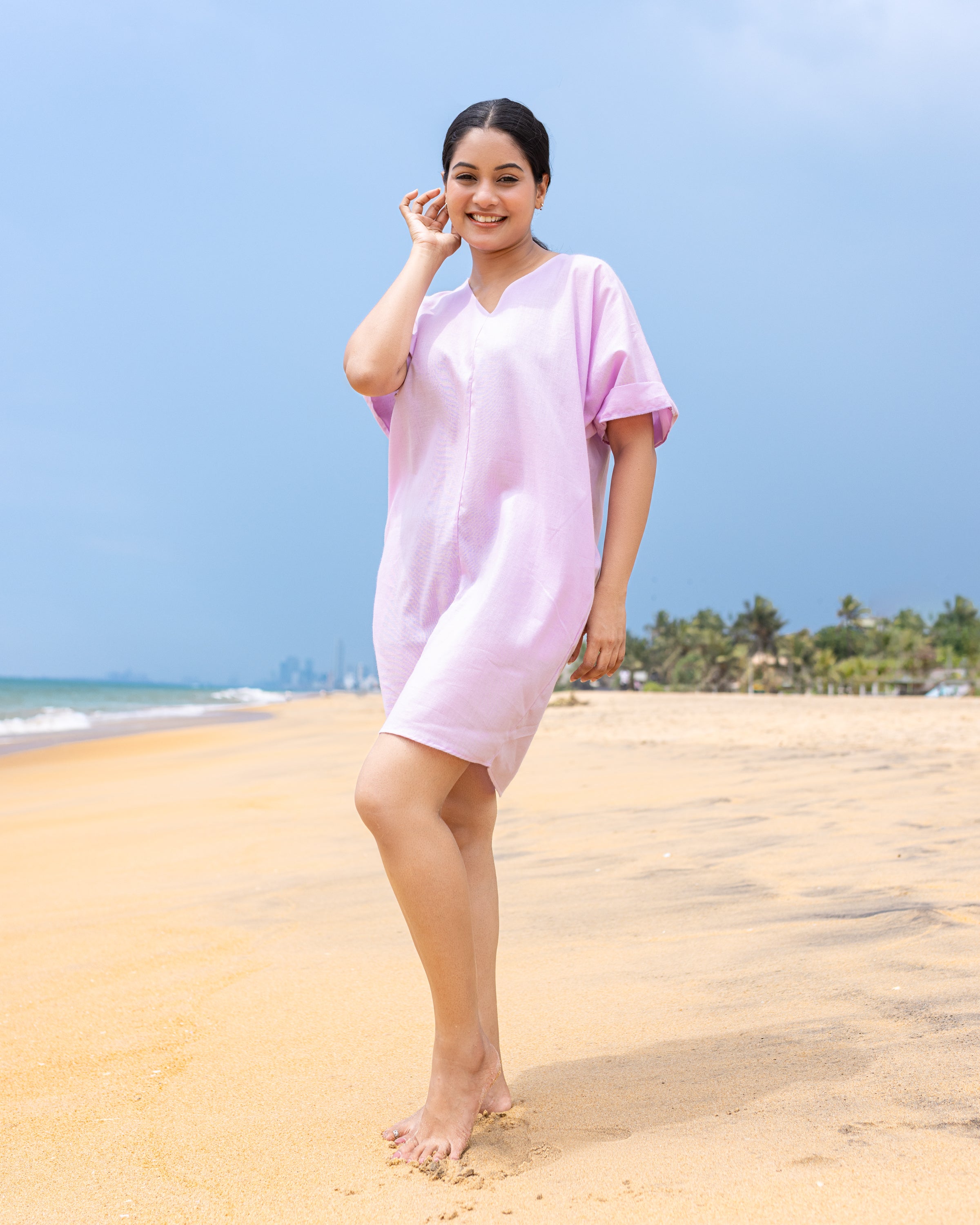 Skylie Shift Dress - Lilac