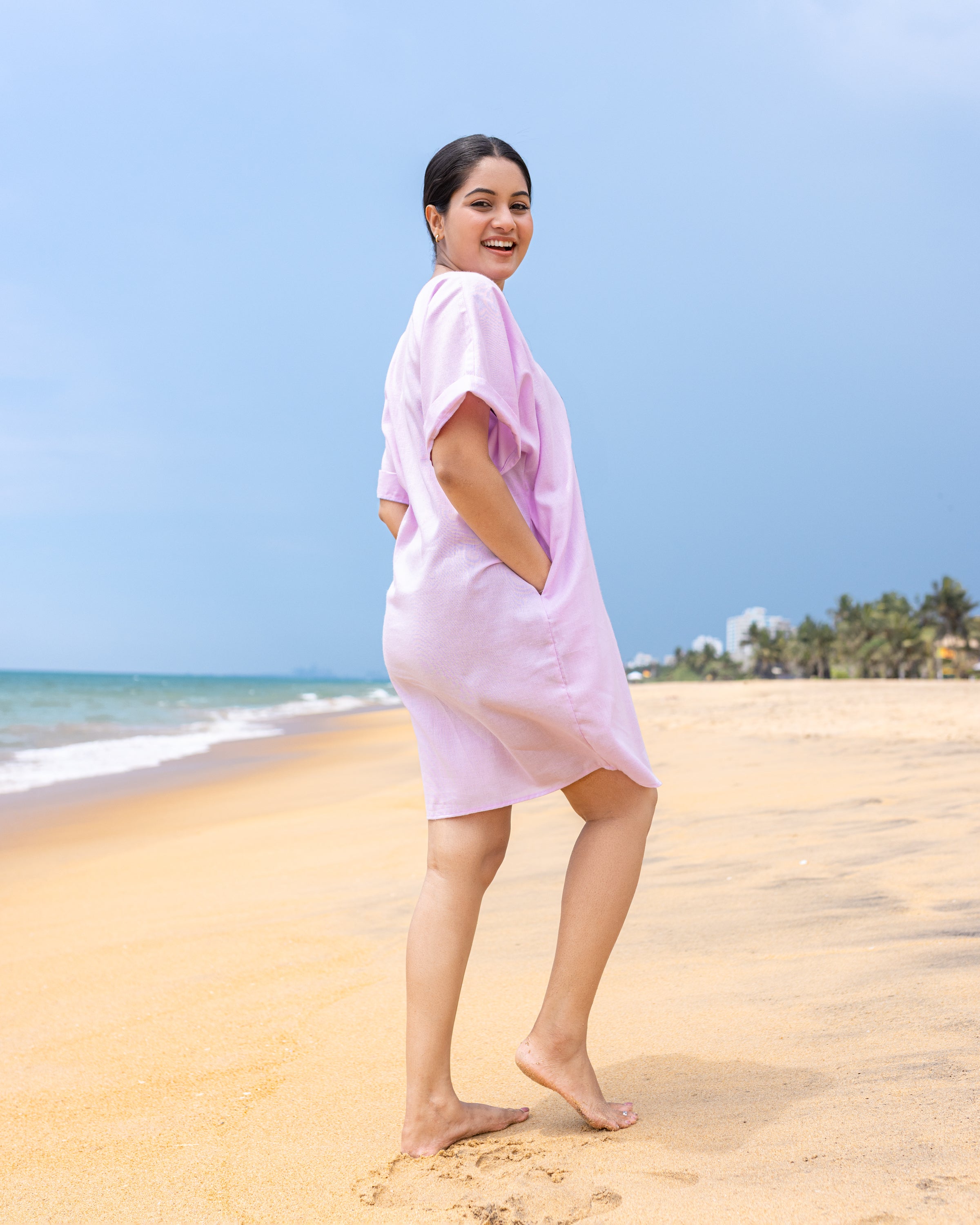 Skylie Shift Dress - Lilac