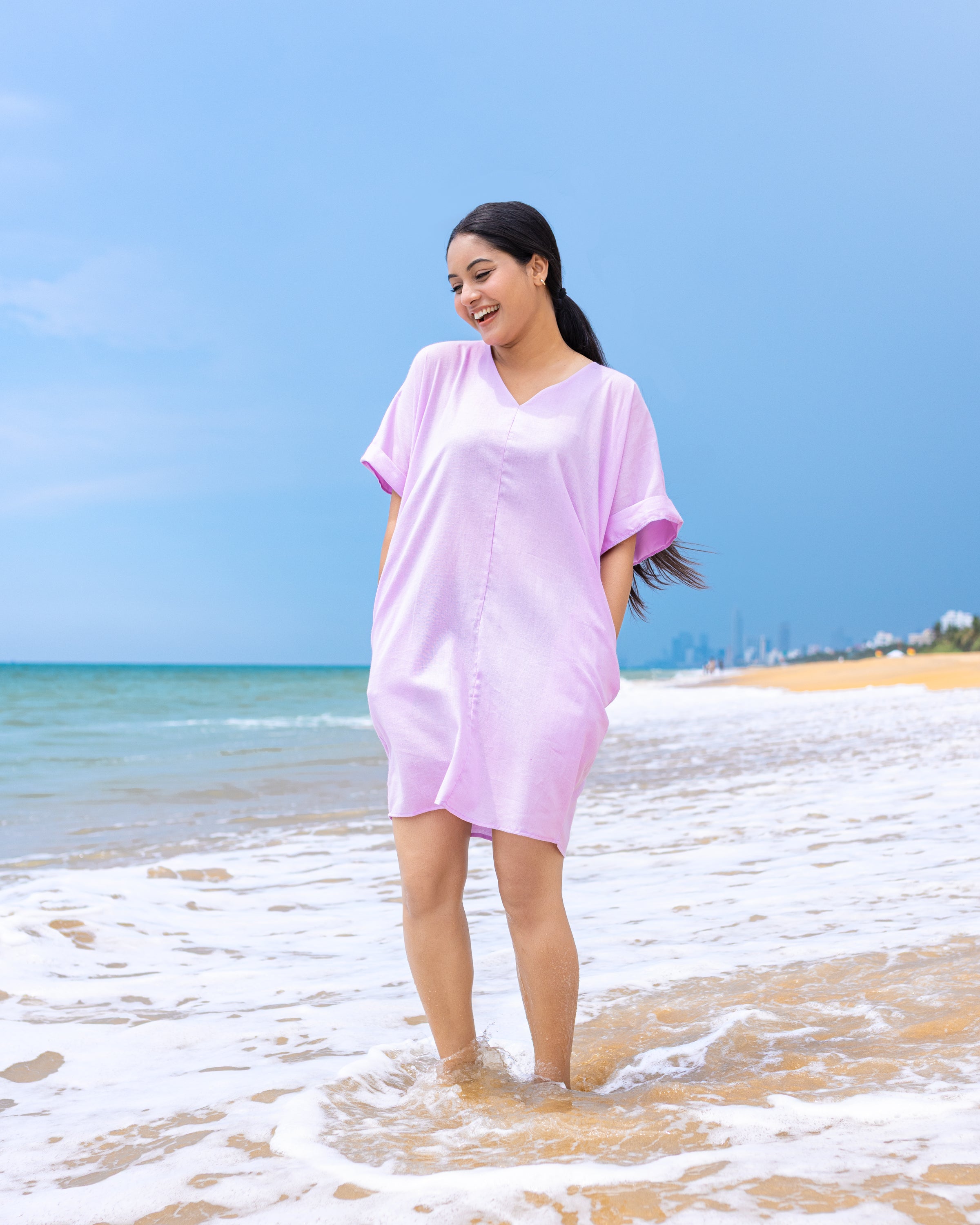 Skylie Shift Dress - Lilac