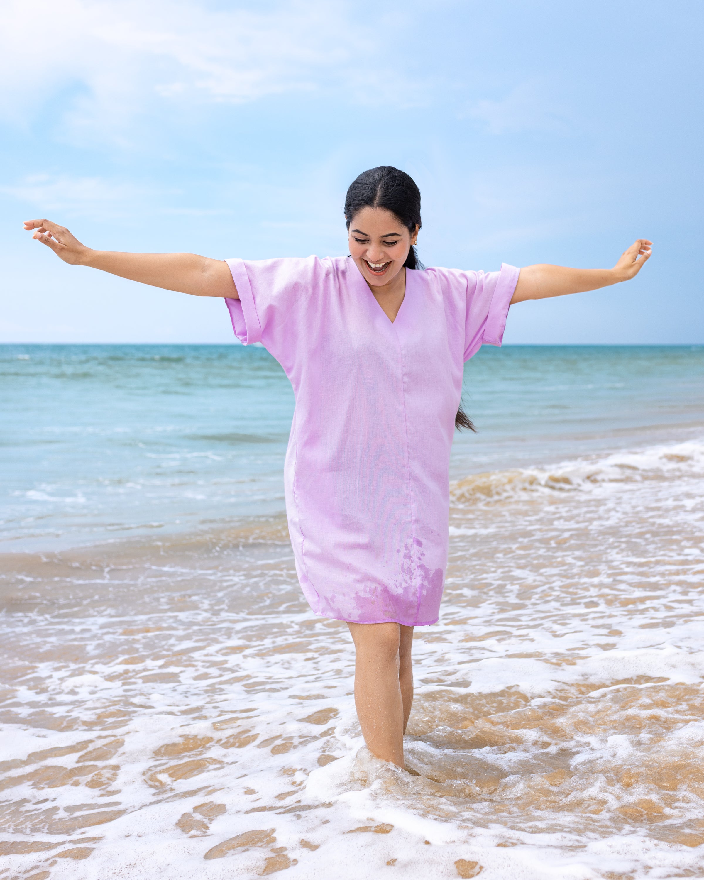 Skylie Shift Dress - Lilac