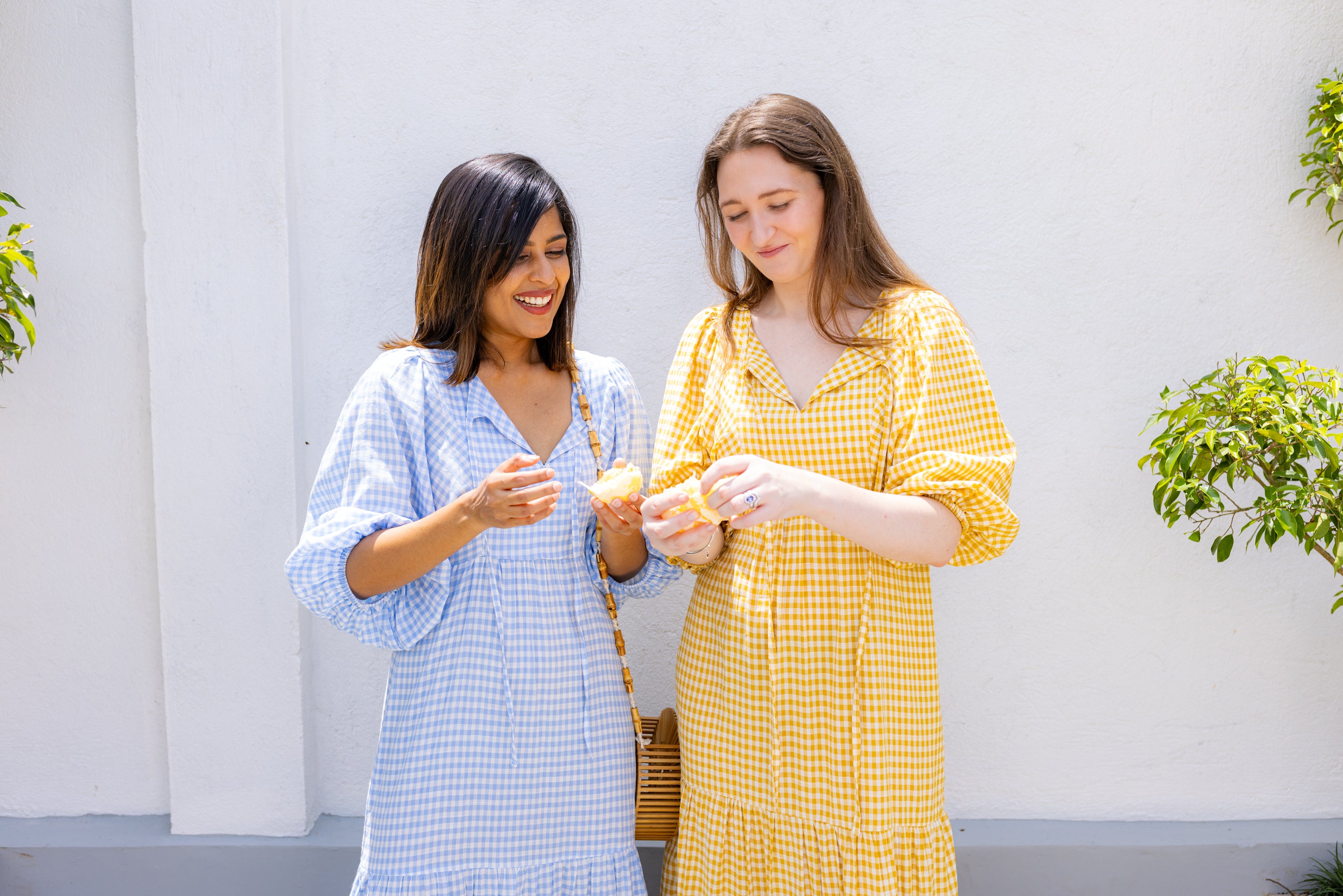 April Tired Maxi Dress- Yellow Checked