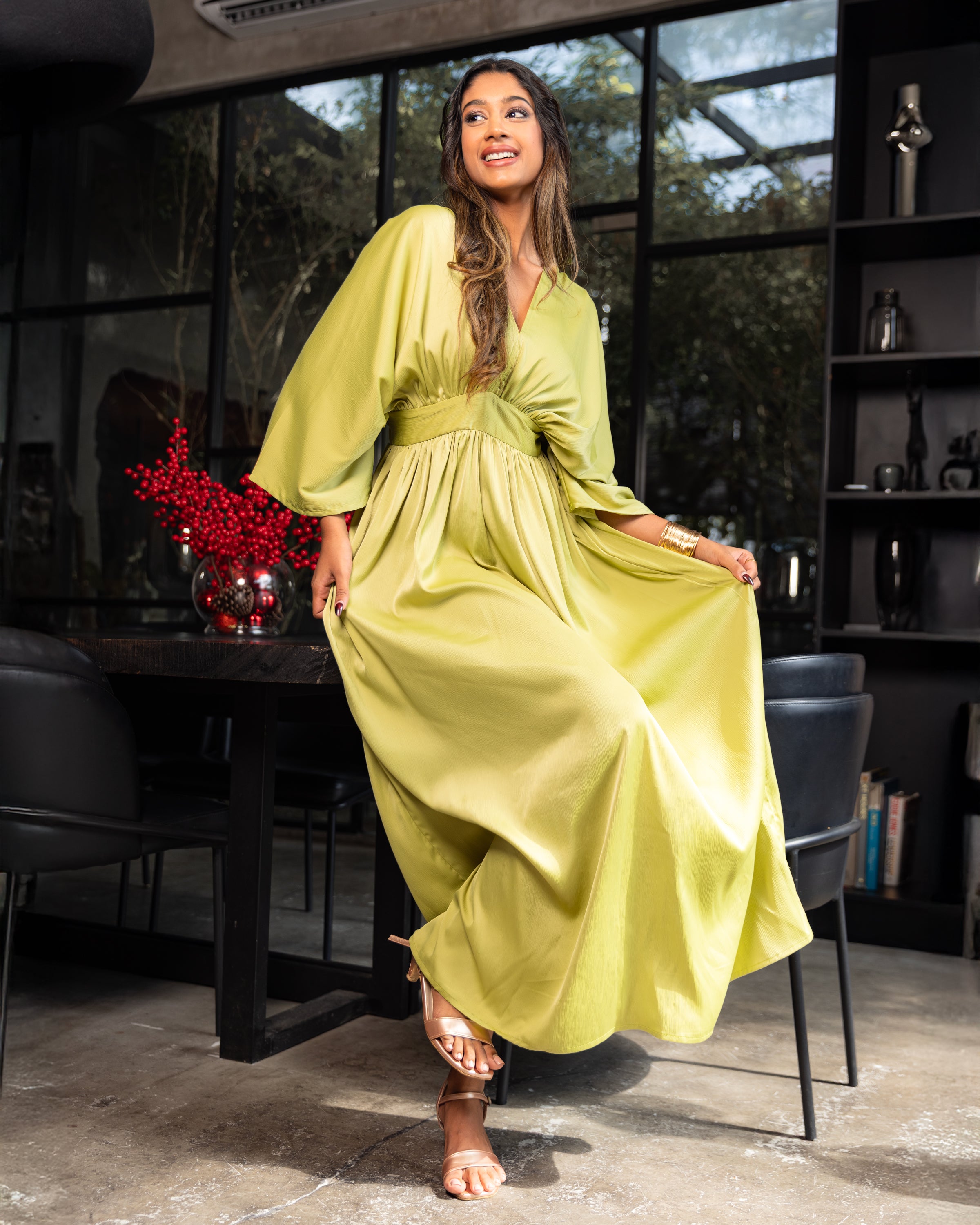 Rain Kaftan - Lemon