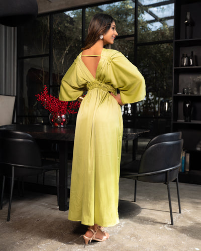 Rain Kaftan - Lemon
