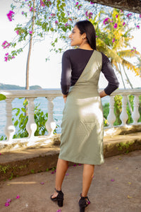 Beachy Bella Overall -Olive