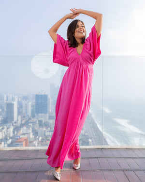 knee length dresses for ladies Heather Halter Neck Cutout Maxi Dress main image 0