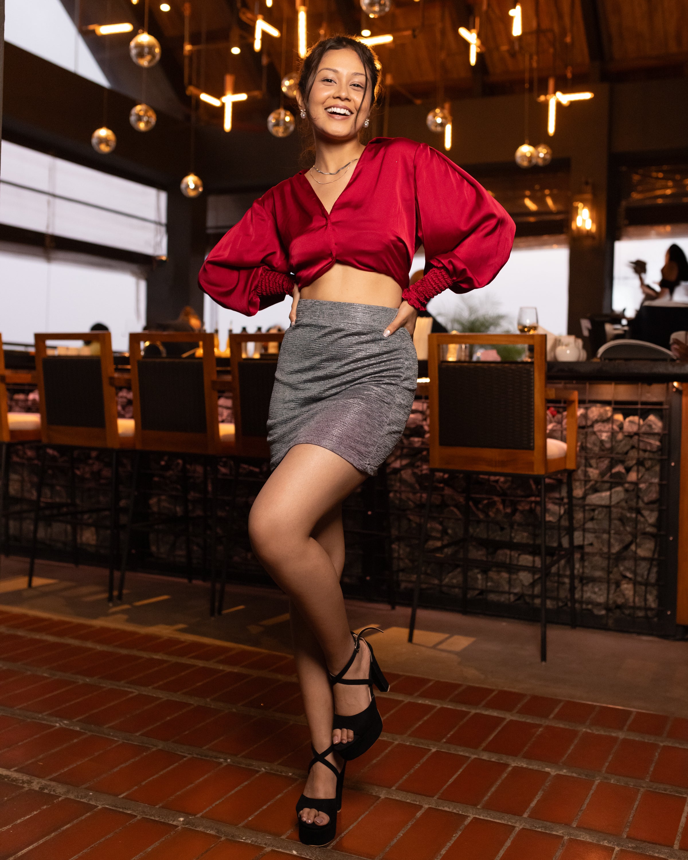 Lola Mini Skirt - Black