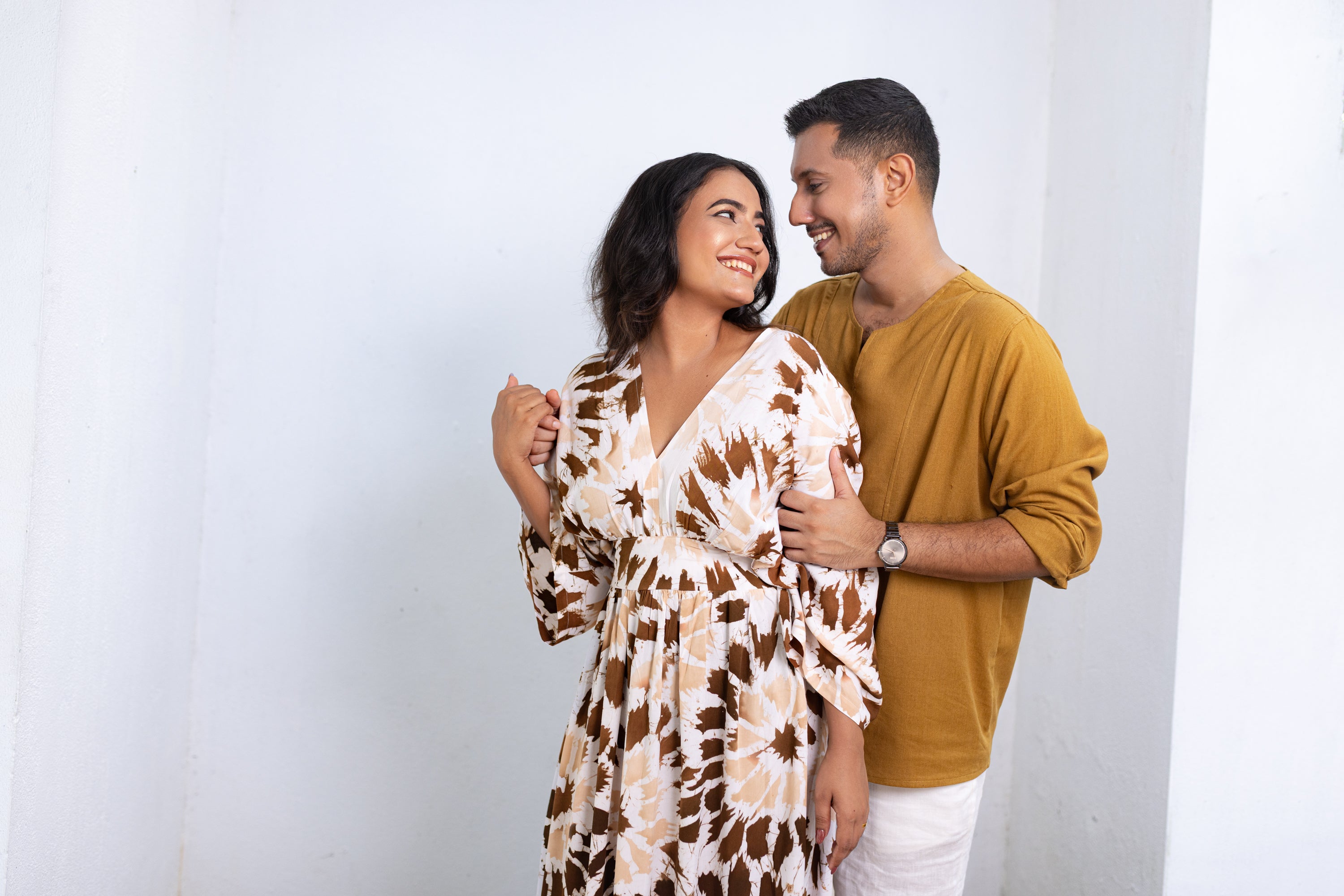 Lucas linen shirt - Brown