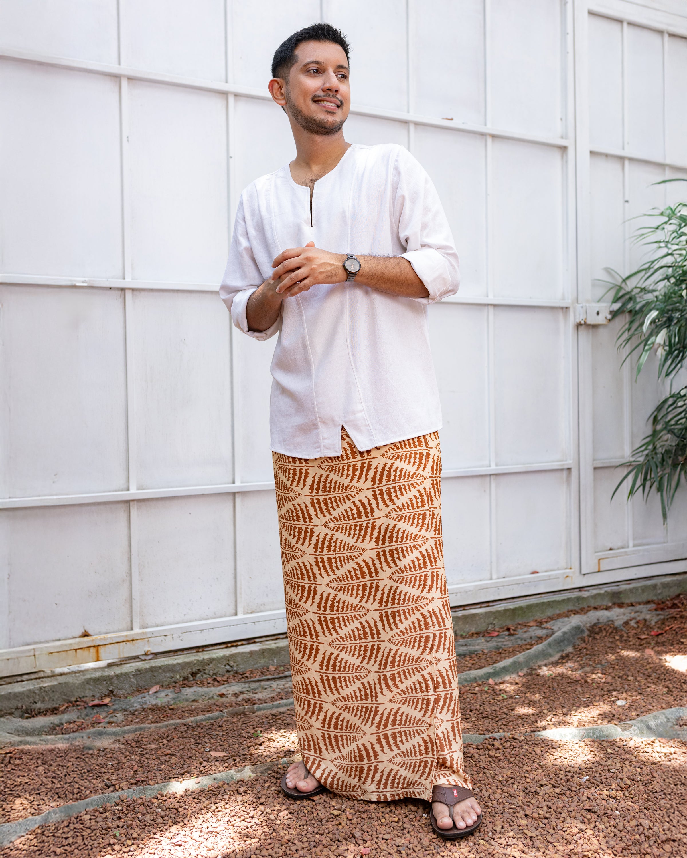 Lucas linen shirt - White