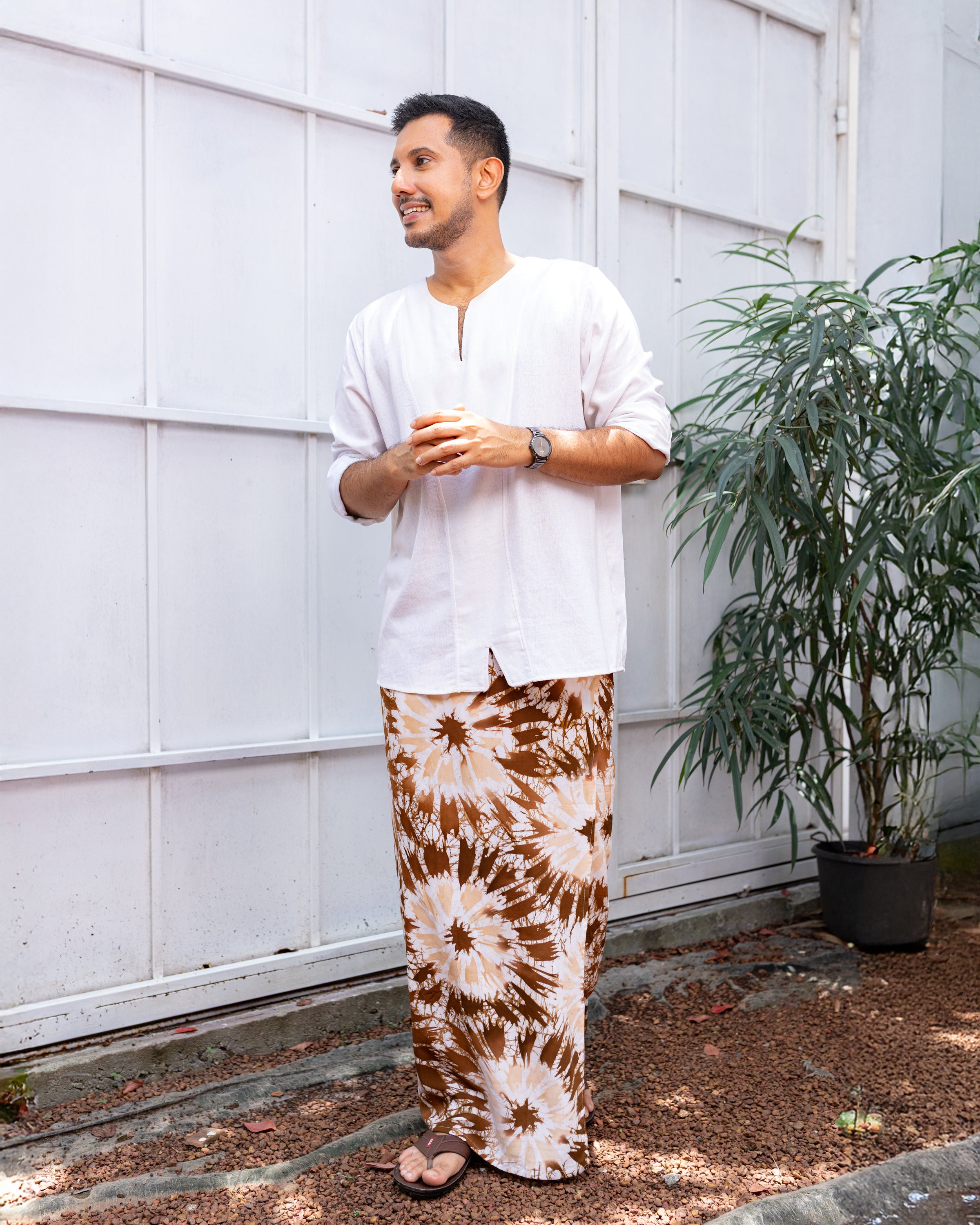 Lucas linen shirt - White