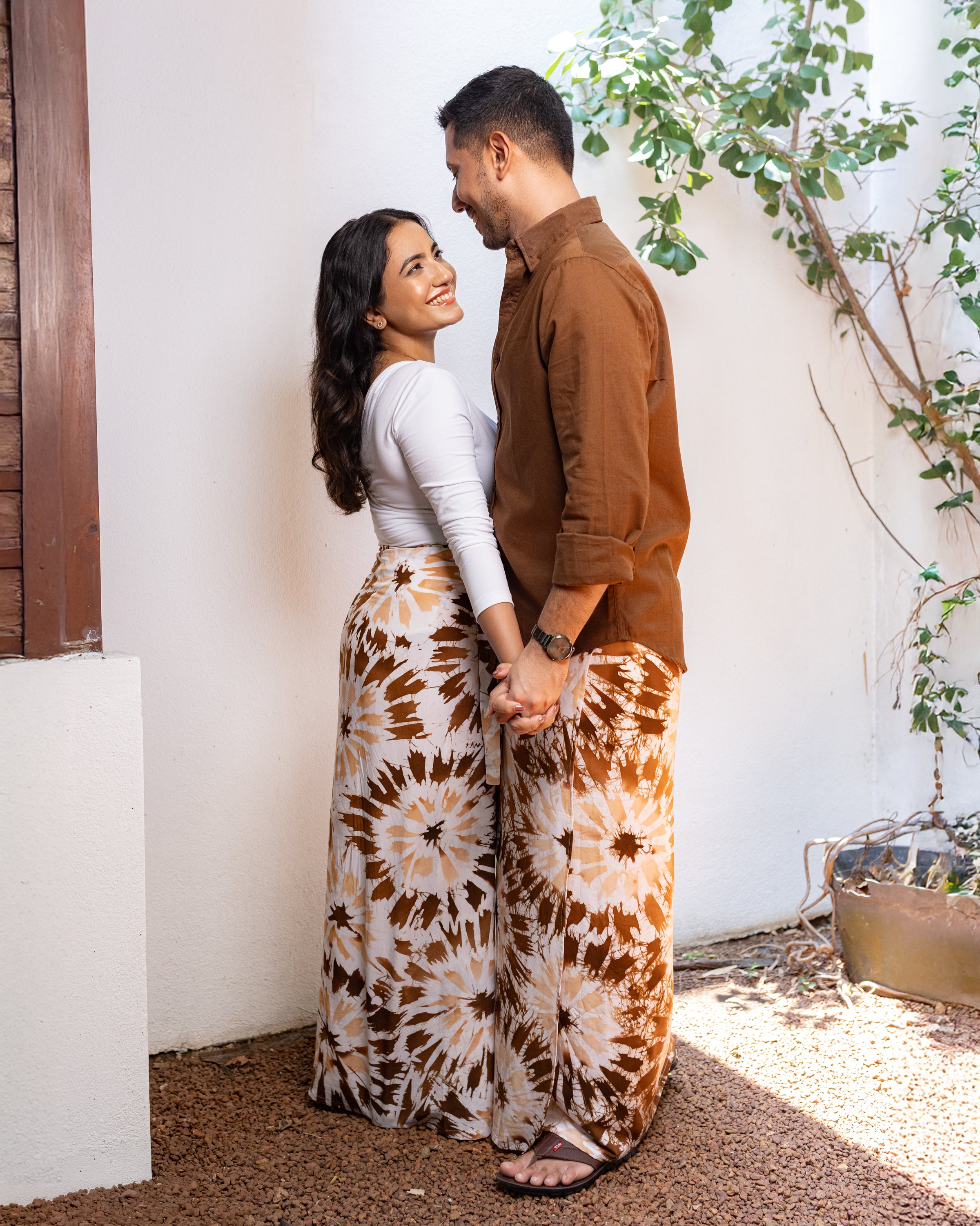 Adam Cotton Shirt for Men- Brown