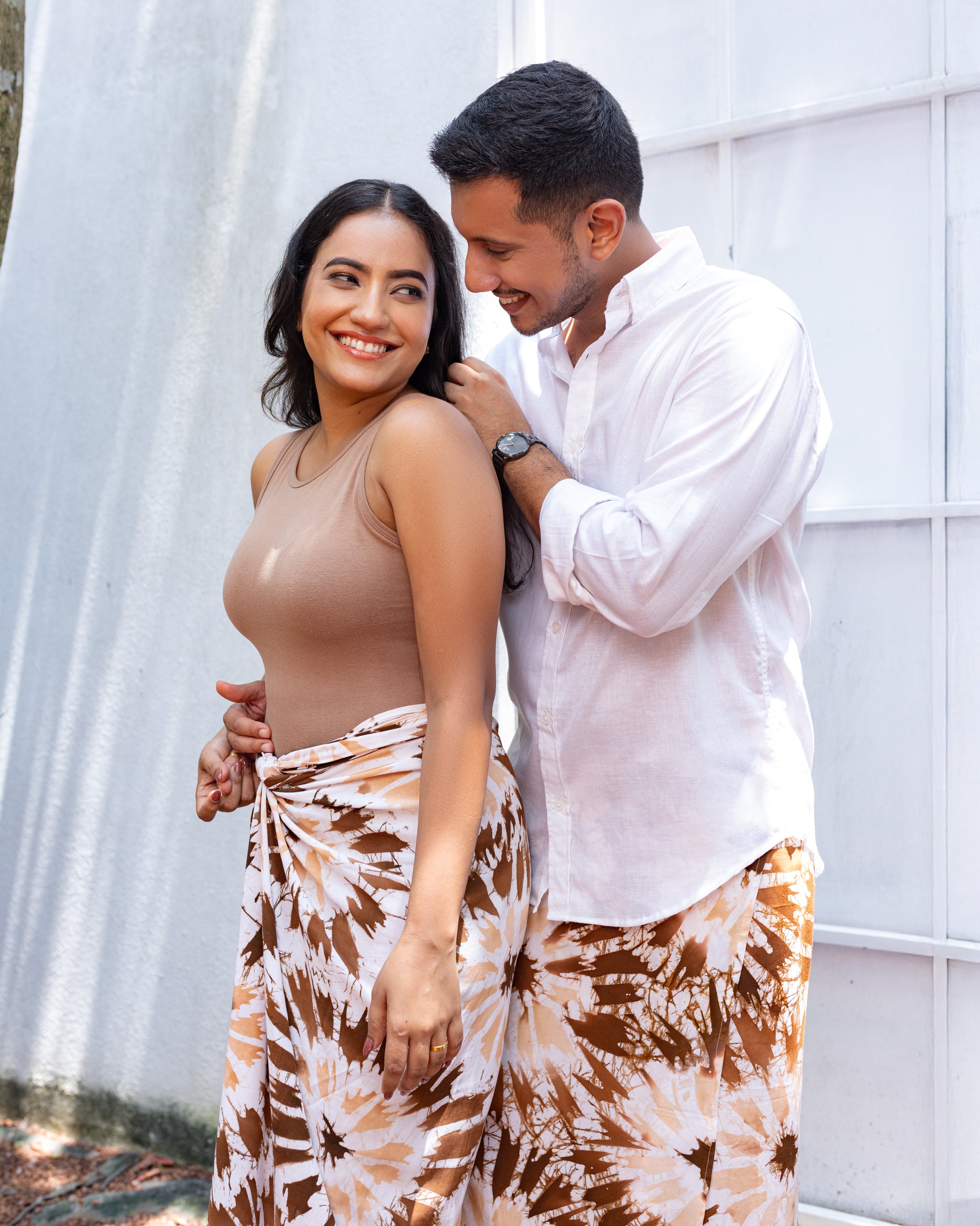 Adam Cotton Shirt for Men- White