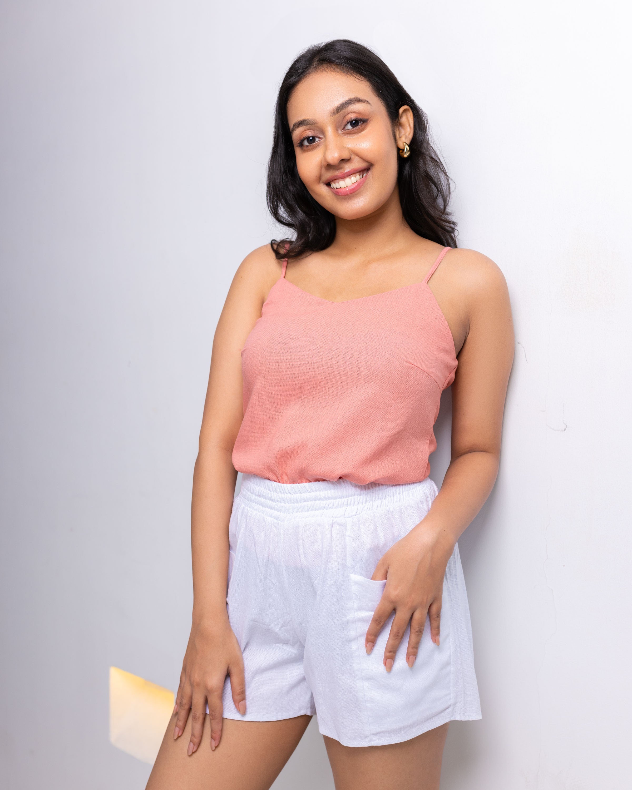 Kiana Strappy Top - Pink